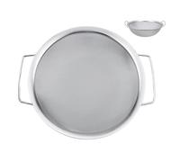 Tamiz de malla fina, colador de malla fina | Tamiz de acero inoxidable de 60 mallas,Colador de miel de emulsión, herramienta de filtro para cubo de pintura, tamiz de metal con mango