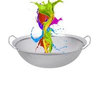 Tamiz de malla fina, criba acero inoxidable 60 mallas, Herramienta filtro cubo pintura, colador emulsión miel y embudo con mango para pintur