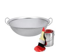 Tamiz de metal - Filtro de malla fina | Colador de acero inoxidable | Tamiz de cocina Fille de miel de malla fina y de embudo con tamices de mango Herramienta de de cubo de pintura