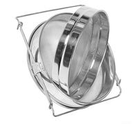 Tamiz de miel de malla fina, pantalla de filtro de miel de acero inoxidable de doble capa para apicultura casera de elaboración de cerveza jugo de filtrado de leche de soja leche de almendras