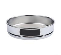 Tamiz de muestra de laboratorio de 20 cm con marco de doble capa, colador de malla resistente para cenizas de metal 4-600 malla (malla 300)