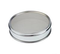 Tamiz de muestras de 20 cm, malla de acero 304 para cribado de plástico y ceniza de metal, marco de doble capa, tamiz de prueba de laboratorio 4-600 (malla 90)