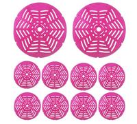 Tamiz de orinal para baño de hombre, desodorizante para esteras de orinal, 10 desodorizantes limpiadores de inodoros, almohadillas de urinario duraderas, quitamanchas