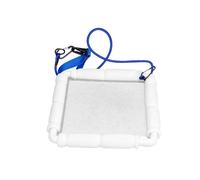 Tamiz de playa para dientes de tiburón, tamiz flotante con correa de muñeca, tamiz flotante, para viajes, camping, parque infantil, arroyo, lago, río, orilla, mar, jardín