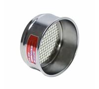 Tamiz de prueba de acero inoxidable 304 - Tamiz de laboratorio de 10 cm de diámetro con malla 4-10 for muestreo e inspección(4 mesh 5 mm)
