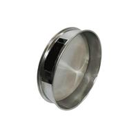 Tamiz de prueba de muestra de malla 12-150, diámetro de 20 cm, malla de tamiz de harina de acero inoxidable con marco cromado, 1 pieza(150)