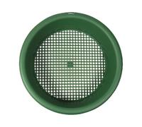Tamiz de suelo para jardinería, tamiz de pellets de malla apilable preciso a prueba de óxido, bandeja de prospección dorada para prospectar, minería, jardinería, plantas en maceta, tierra, suciedad