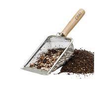Tamiz de Tierra para Jardinería Orificio 2,8 mm Portátil Y Antioxidante | Pala Jardín y Criba Abono Para Escombros, Piedras, Fertilizante, Compost, , Playa, Granja,