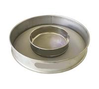 Tamiz económico, Malla del tamiz 4-635 de la prueba SS304 los 40cm for el laboratorio y uso industrial(25mesh 0.71mm)