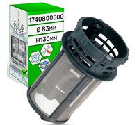 Tamiz Filtro Lavavajillas Ø 83 mm x 130 mm 1740800500 para Beko
