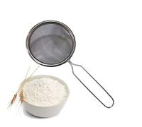 Tamiz Fino De Acero Inoxidable | Tamiz De Cocina De 12 Cm Para Harina Y Azúcar Glas | Tacique Para Harina Con Mango Para Cocción | Passoire À Mailles Multe | Tacizo De Punto Fino | Tami