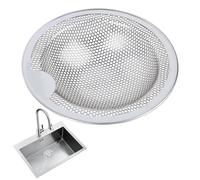 Tamiz para fregadero, colador de fregadero de cocina, colador de alimentos, colador de drenaje de malla de acero inoxidable, filtro de pelo de ducha, colador de tapón de fregadero, filtro de fregadero