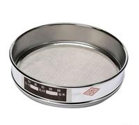 Tamiz profesional de la prueba del laboratorio diámetro de los 20cm con el marco cromado y la malla inoxidable 304 para el análisis farmacéutico e industrial de la partícula (malla 80)
