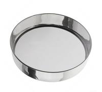 Tamiz redondo de acero inoxidable con malla 40, adecuado para tamizar harina, polvo de hornear, sal y azúcar en polvo en la cocina (E)