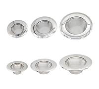 Tamiz， Tamiz de harina acero inoxidable for bañera, tapón for recoger el pelo, colador for fregadero cocina, desagüe suelo for ducha(1pcs L B)