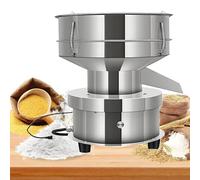 Tamizadora eléctrica automática, tamiz vibratorio eléctrico de 60 Mallas para Polvo, máquina de cribado y tamizado para partículas de Polvo, Acero Inoxidable, 15 cm