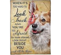 TammieLove Cartel de metal con texto en inglés "Beside And I'Ll Be There You Corgi", 20,3 x 30,5 cm, TinSignEUa23712