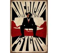 TammieLove Cartel de metal con texto en inglés "The American Psycho", estilo vintage, para pared, letrero de estaño, decoración de metal, póster de metal, 12 x 16 pulgadas, SPA12, TinSign12X16A5185
