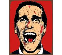 TammieLove Cartel de metal con texto en inglés "The American Psycho", estilo vintage, para publicidad de pared, letrero de estaño, póster de metal, 12 x 16 pulgadas, SPA4, TinSign12X16A5089