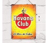TammieLove Havana Club Rum Drink - Letrero de metal para decoración de pared, 20,3 x 30,5 cm, TinSignEUa19730