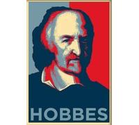TammieLove Póster de Thomas Hobbes para decoración de pared, retrato de esperanza, filosofía, Leviatán, dormitorio, retro, cafetería, tienda, letrero de metal para decoración de pared, póster de 12 x