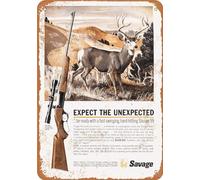 TammieLove TinSignEUa25358 - Letrero de metal para decoración de bar con texto en inglés "1963 Savage 99 Rifles Home House" (8 x 12 pulgadas)