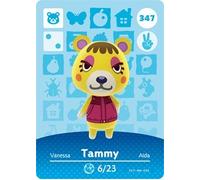 Tammy - Tarjeta Amiibo de Nintendo Animal Crossing Happy Home Designer Series 4 - 347