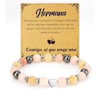Tamnioa Regalo Hermana Navidad, Pulsera Regalos Para Hermanas, Regalo Para Mi Hermana, Pulsera Hermanas, Regalos Para Una Hermana, Regalo Para Hermana, Regalo Hermana CumpleañOs, Regalos Originales