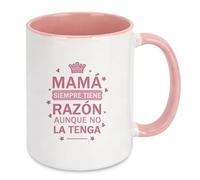 Tamnioa Regalo Mama Regalo Dia De La Madre Tazas Originales Regalos Para Madres Tazas De Cafe Regalos CumpleañOs Madre Taza Para Mamá - 330 Ml Cerámica - Mamá Siempre Tiene Razón Aunque No La Tenga