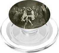 TamOShanter Y Las Brujas Artístico Vector Gris PopSockets PopGrip para MagSafe