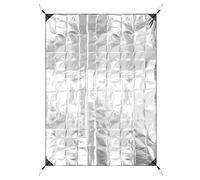 TAMPAJE CAMPING TERMAL-estera de aluminio de doble cara de aluminio para senderismo, picnic, aislamiento al aire libre | Hoja de espuma de la alfombra de camping 70.87x78.74 pulgadas