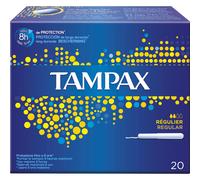 Tampax Blue Box Regular 20Pzas