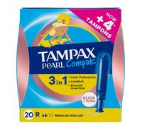 TAMPAX COMPAK PEARL Regular | Precio, Comprar n/a 20 Unidades