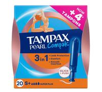 Tampax Pearl Compak Super Plus Tampones con Aplicador 20 uds