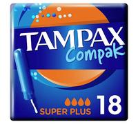 Tampax Compak Super Plus Tampones 18ct