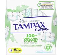 Tampax Compak Tampón Algodón Orgánico 14uds