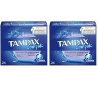 TAMPAX COMPAK TAMPONES 24U.LITES (Paquete de 2)