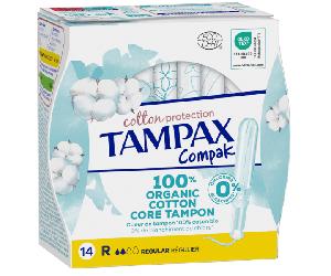 Tampax Cotton Protection Compak Regular Tampones 14 uds