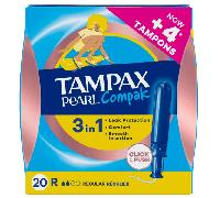 Tampax Pearl Compak Regular Tampones con Aplicador 20 uds