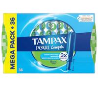 Tampax Pearl Compak Tampones Super 36 uds