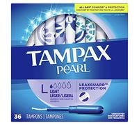 Tampax Pearl Lites Tampones - Sin perfume, 36 unidades