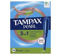 Tampax Pearl Super Tampones Aplicador, Se Adapta A Tu Cuerpo, 24 Unidades