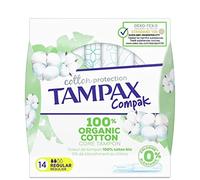 Tampax Compak Tampón Algodón Orgánico 14uds