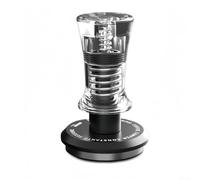 Tamper de café con mecanismo de doble resorte que ofrece una presión constante de 30 libras y falda de nivelación para mejorar la uniformidad de extracción y la comodidad del usuario (58.35 mm)