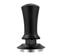 Tamper de café - Tamper con resorte, 53 mm de profundidad ajustable para café en polvo con marca de escala, herramienta de preparación manual para profesionales, preparación del hogar, profundidad