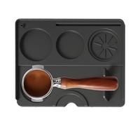 Tamper Mat - Almohadilla de prensa de silicona para accesorios de café, estación de trabajo antideslizante para bar, restaurante, cocina, estación de trabajo comercial con almacenamiento duradero
