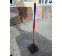 Tamper/Pisón Antivibración para Hormigón Impreso - Base Cuadrada 28×28 cm - Ideal para Moldes y Texturizado Profesional