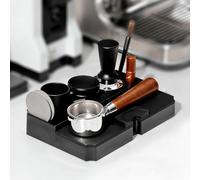 Tamper Station 51-58mm - alouweekuky, Universal Kit Cafe Barista Prensador de Cafe Station en ABS Soporte para Manipulación de Café para Portafiltros, Tamper y Distribuidor