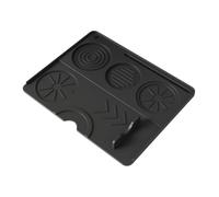 Tamping Mat, Silicone Pad, Non-Slip Corner Design Easy Clean Durable Material Compact Size, Heat-Resistant Bar for Morning Enthusiasts Home Shop Countertop Professional Beginners 9.84x7.87inches