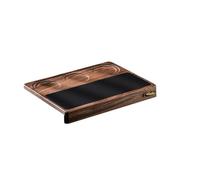 Tamping Station Wooden Coffee Portafilter Mat ABS Tamper Holder Distributor Holder Station For 515458mm Coffee Accessories